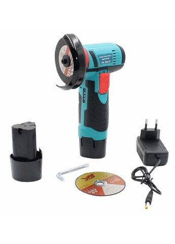 Кутова шліфувальна машина на акумуляторі 500Вт 19 500 об/хв 1200 мАч комплектується кейсом (2104618867) Meterk (370641198)