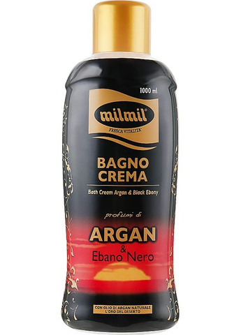 Пена для ванны "Аргана и ебеновое дерево" 1000ml (845840-33139) MilMil (368635683)