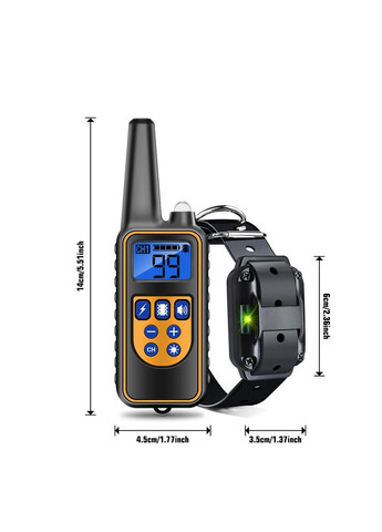 Нашийник для дресирування собак Dog Training (Green) нашийник для тренування з пультом Bark Collar 880-1 (300368660)