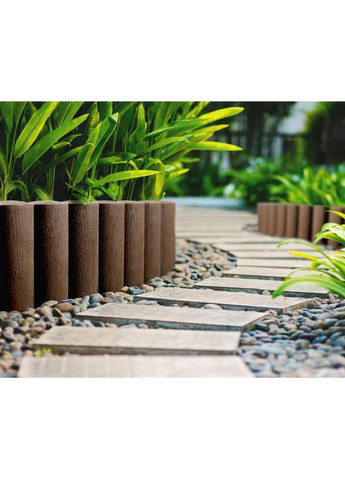 Бордовый газонный 4 STANDARD 10 секций х 235 мм 2.3 м Brown (34-041) Cellfast (322937750)