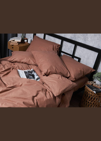 Комплект постельного белья Бязь Gold Люкс «» полуторный евро 160х220 наволочки 2х40х60 (MS-820004535) Moon&Star Light Brown (302973869)