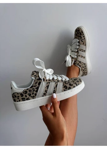 КРОСІВКИ ЖІНОЧІ ADIDAS CAMPUS LEOPARD АДІДАС КАМПУС No Brand комбіновані демісезони (392020759)