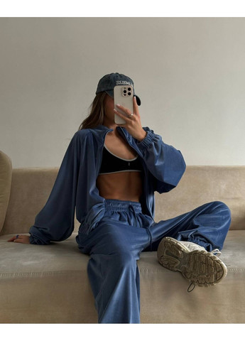 Велюровий оверсайз костюм No Brand (372418650)