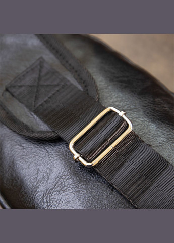 Сумка крос боді смарт зі шкірозамінника 20571 Чорна Vintage (303710455)