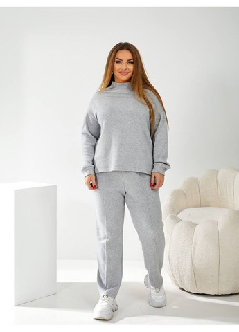 Жiночiй прогулянковий костюм з ангори сiрого кольору 34161 Fashion (353689672)