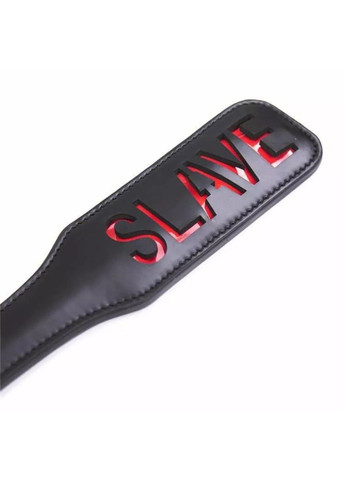 Шльопавка овальна з вирізом SLAVE PADDLE, чорна, 31,5 см DS Fetish (292011275)
