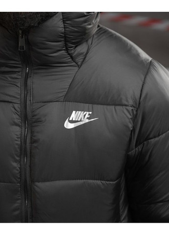 Чорна зимня зимова куртка black karabin No Brand