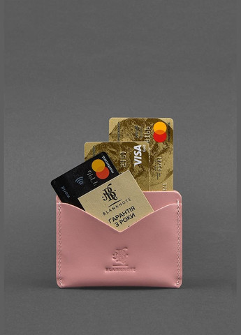 Жіноча шкіряна візитниця 5.0 рожева (A-027381) BlankNote (328444808)