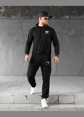 Мужской демисезонный костюм Викинг нет жали нет страха черный No Brand (303358522)