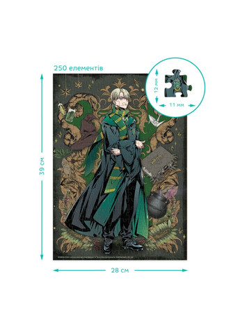 Пазл классический "Harry Potter. Династия волшебников. Драко" 200496, 250 элементов DoDo Toys (364132206)