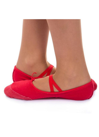 Красные балетки для танцев балетные тапочки ob-6326 размер SP-Sport