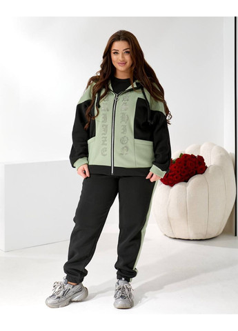 Стильный прогулочный костюм из трехнитки на флисе • ЗАМЕРЫ В ОПИСАНИИ DK/DL Мода без кордонів (370549292)