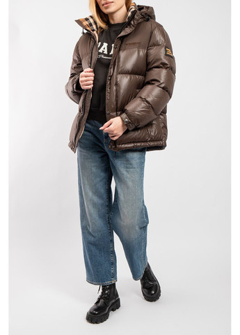 Коричневий зимній Пуховик Burberry