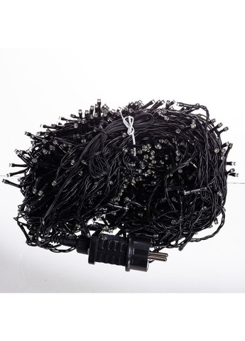 Гірлянда Нитка вулична 1000 LED 100 м чорна, білий No Brand (365823087)