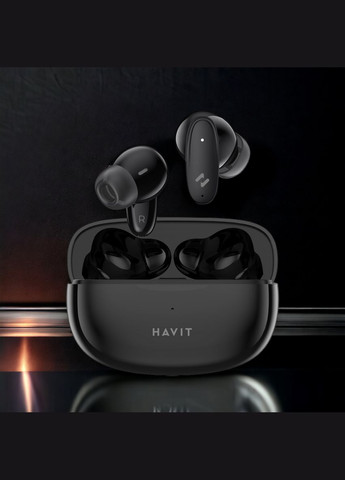Бездротові навушники TW910 TWS Black до 10 год роботи на 1 заряді Havit (282313575)