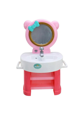 Игрушка пупс интерактивный с умывальником со светом и аксессуары 82801 No Brand (362432102)