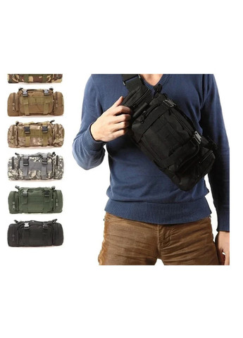 Тактична сумка підсумок 30 x 18 x 9 cm Black M11-D3-02 Solve (305743513)