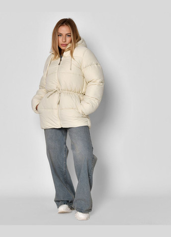 Молочная зимняя женская зимняя куртка X-Woyz
