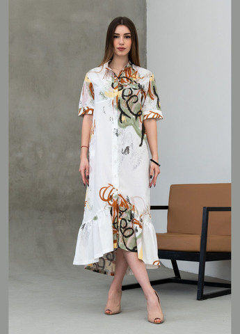 Білий кежуал, святковий, ділова сукня ри мари лусія ск 0224 сукня-сорочка RiMari