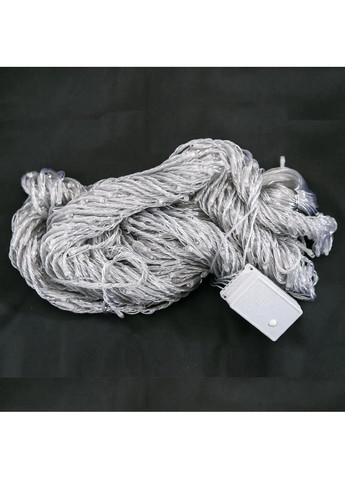 Светодиодная комнатная внутренняя гирлянда штора водопад на окно елку с работой от сети 200 LED 2х2 м (478666-Prob) Белая Unbranded (308133589)