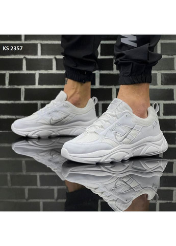 Білі Осінні кросівки чоловічі nike air white найк аір зум No Brand