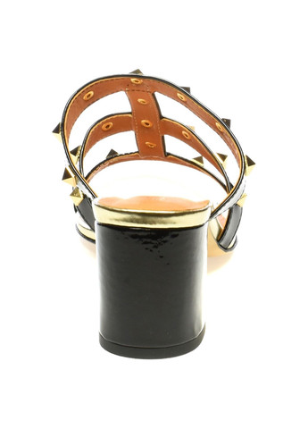 Черные шльопанці Lukasz