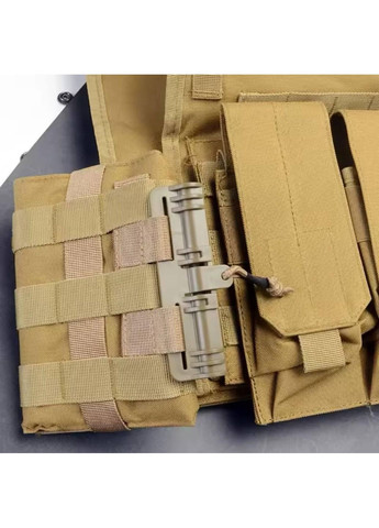 Камербанд швидкого скидання одинарна пряжка Molle із застібкою 2 шт. (олива) No Brand (370269227)