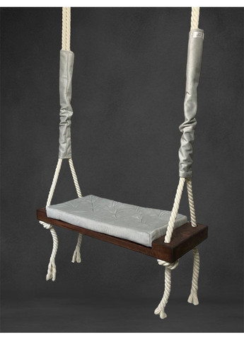 Підвісна гойдалка-лавка “Мрія” з подушкою зі зносостійкого меблевого велюру No Brand (364195474)