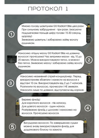 Набор по уходу за волосами №5 Radiant Bliss (369732986)