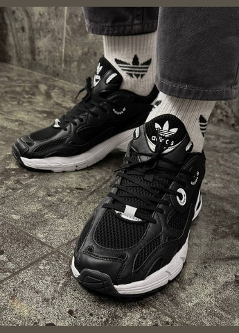 Чорно-білі Осінні чоловічі кросівки No Brand