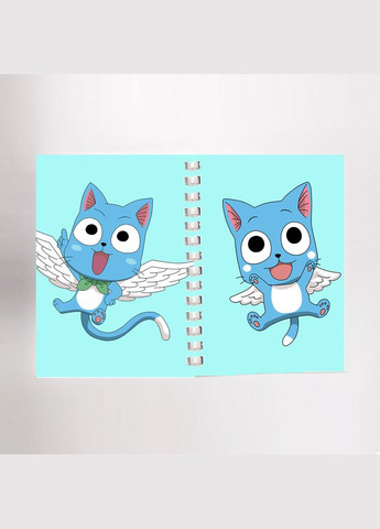 Блокнот Скетчбук аниме Кот Хэппи Хвост Феи Fairy Tail (sk0055) No Brand (326996389)