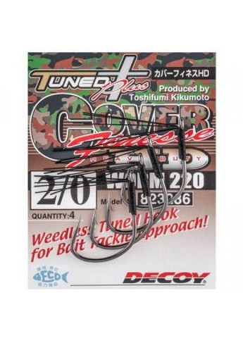 Гачок (1562.08.00) Decoy worm220 cover finesse hd 1/0 (5 шт/уп) (268139702)