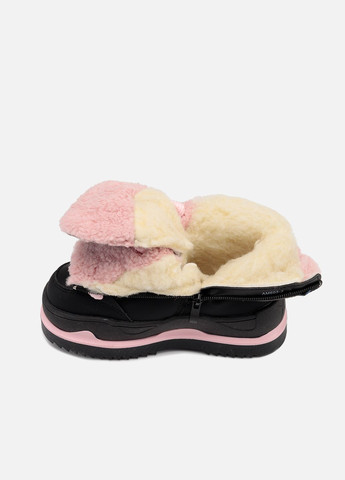 Черные зимние дутики для девочки цвет черный cb-00258099 Yuki