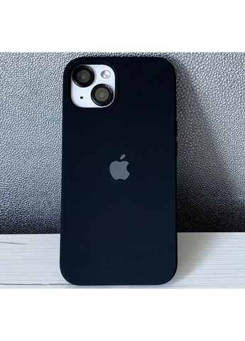 Чехол на айфон 13 Silicone case на 13 Soft toch с микрофиброй силиконовый / Black No Brand (369137278)