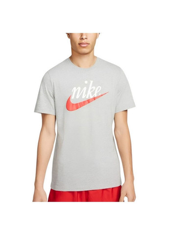 Сіра футболка m nsw tee futura 2 dz3279-063 Nike