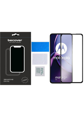 Стекло защитное (m319536) BeCover Motorola Moto G84 Black (367069080)
