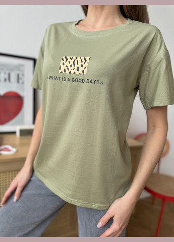 Хаки (оливковая) летняя футболки Magnet WN20-605