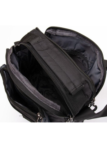 Чоловіча плечова сумка тканинна, чорний Lanpad (366293375)