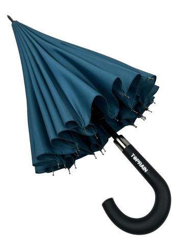 Однотонна механічна парасолька-тростина d=103 см Toprain (288048059)
