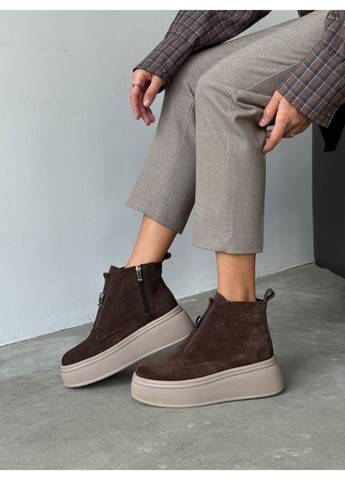 Зимние зимние замшевые ботинки Helen из натуральной замши