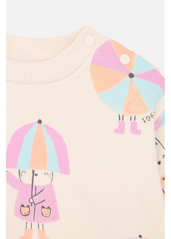 Молочный зимний костюм с штанами для девочки цвет молочный цб-00283914 Iggy