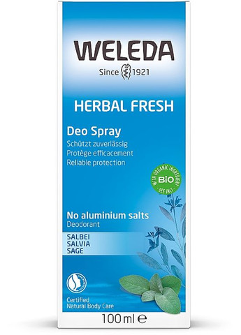 Дезодорант «Фреш трав'яний. Шавлія» спрей Sage Deodorant 100ml (257975-31016456) Weleda (368636745)