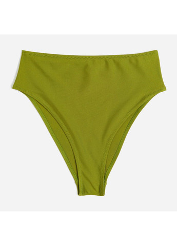 Зеленые купальные трусики однотонные H&M