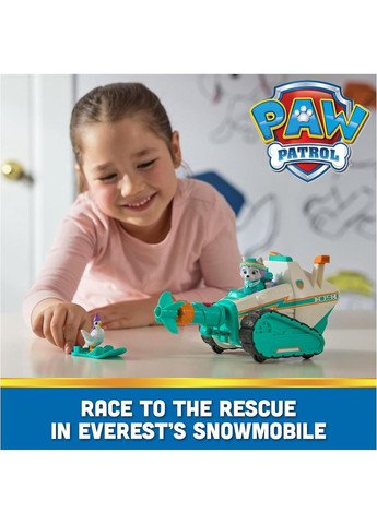 Щенячий патруль Снегоход Эверест Делюкс с пусковой установкой, сноубордом и Ципалеттой Paw Patrol Spin Master (365251756)