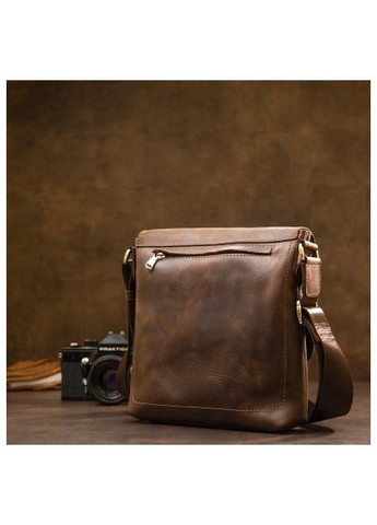 Сумка (11432) Grande Pelle Чоловіча Коричнева (364661663)