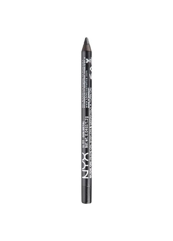 Водостійкий олівець для очей Slide On Pencil GUN METAL (SL11) NYX Professional Makeup (279364156)