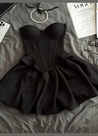 Женский комплект-двойка: корсетный топ и юбка-баллон MonCher (342723668)