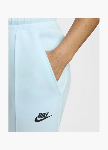Брюки женские Sportswear Tech Fleece Mid-Rise Joggers Light Blue FB8330-474 Nike (326783822)