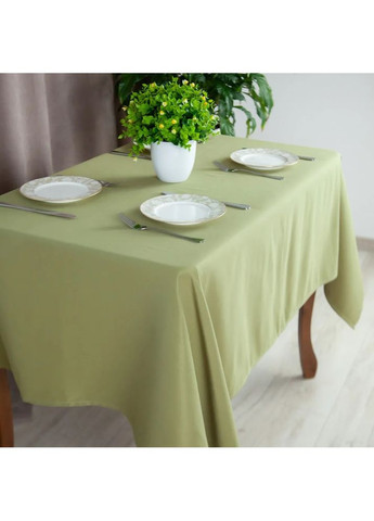 Скатертина водовідштовхувальна Aquastop Olive С-04224-30318 150х220 см оливкова ТЕП (362115259)