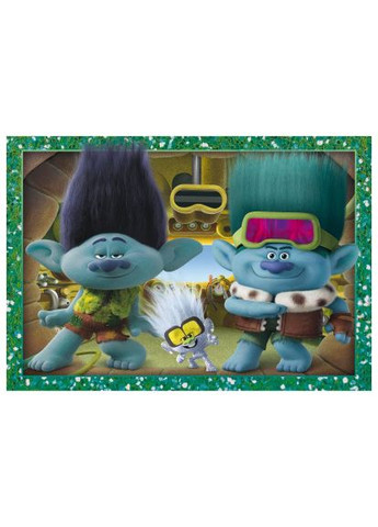 Пазл 4 в 1 Trolls 3, 12,16,20 и 24 элемента (21527) Clementoni 12, 20 та 24 елементи, 16, 4 в 1 Trolls 3 (366158699)